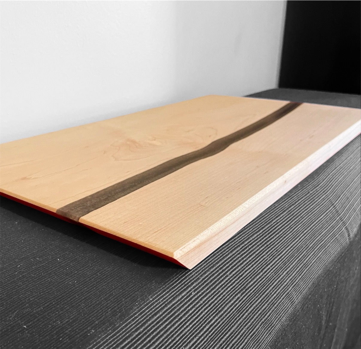 Handcrafted Maple River Charcuterie Board with Ambrosia Maple Coaster Set