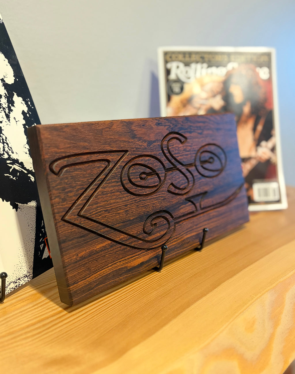 Led Zeppelin Inspired "ZOSO" Engraved Plaque