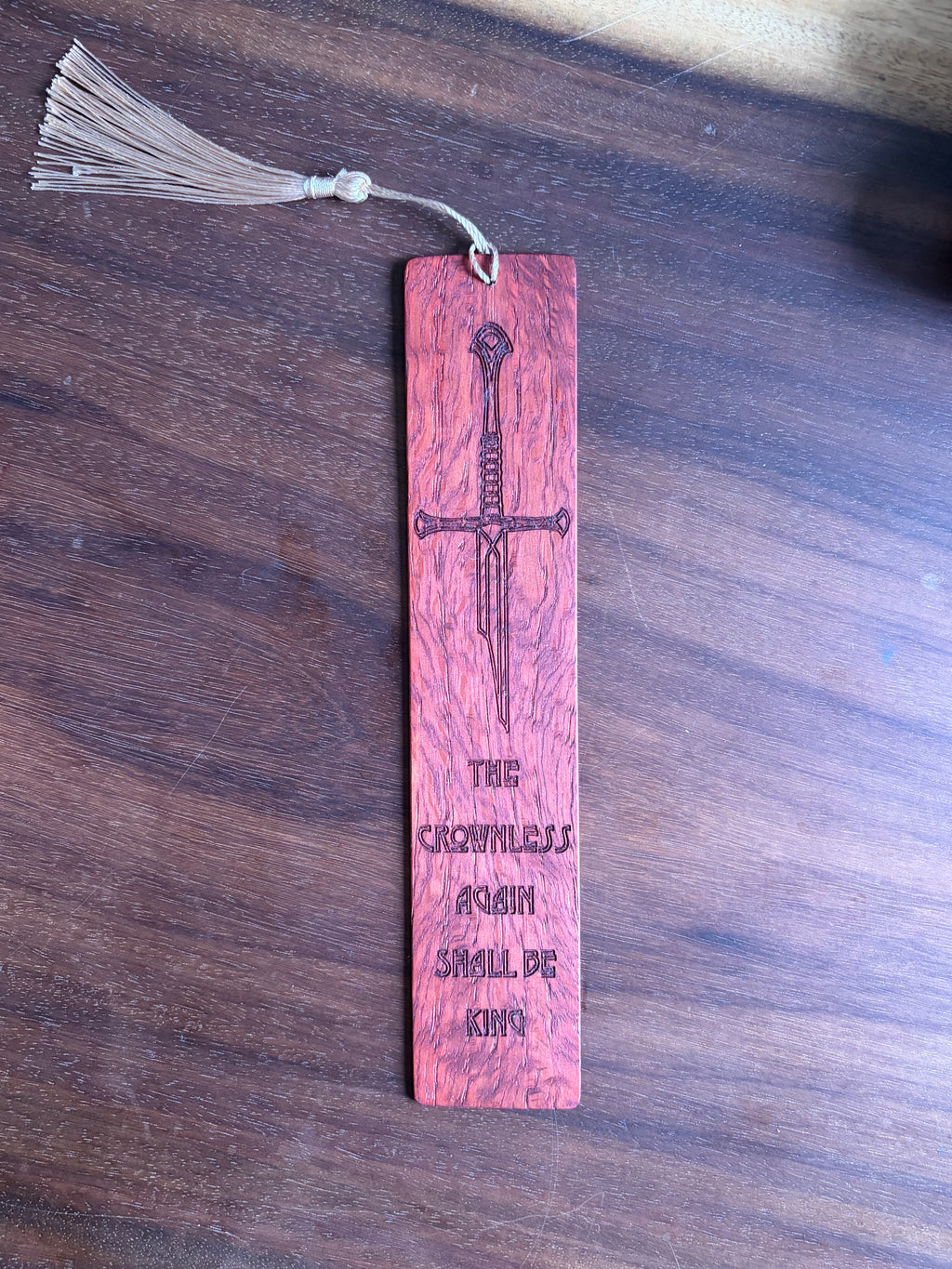 Lord of the Rings Inspired Bookmark