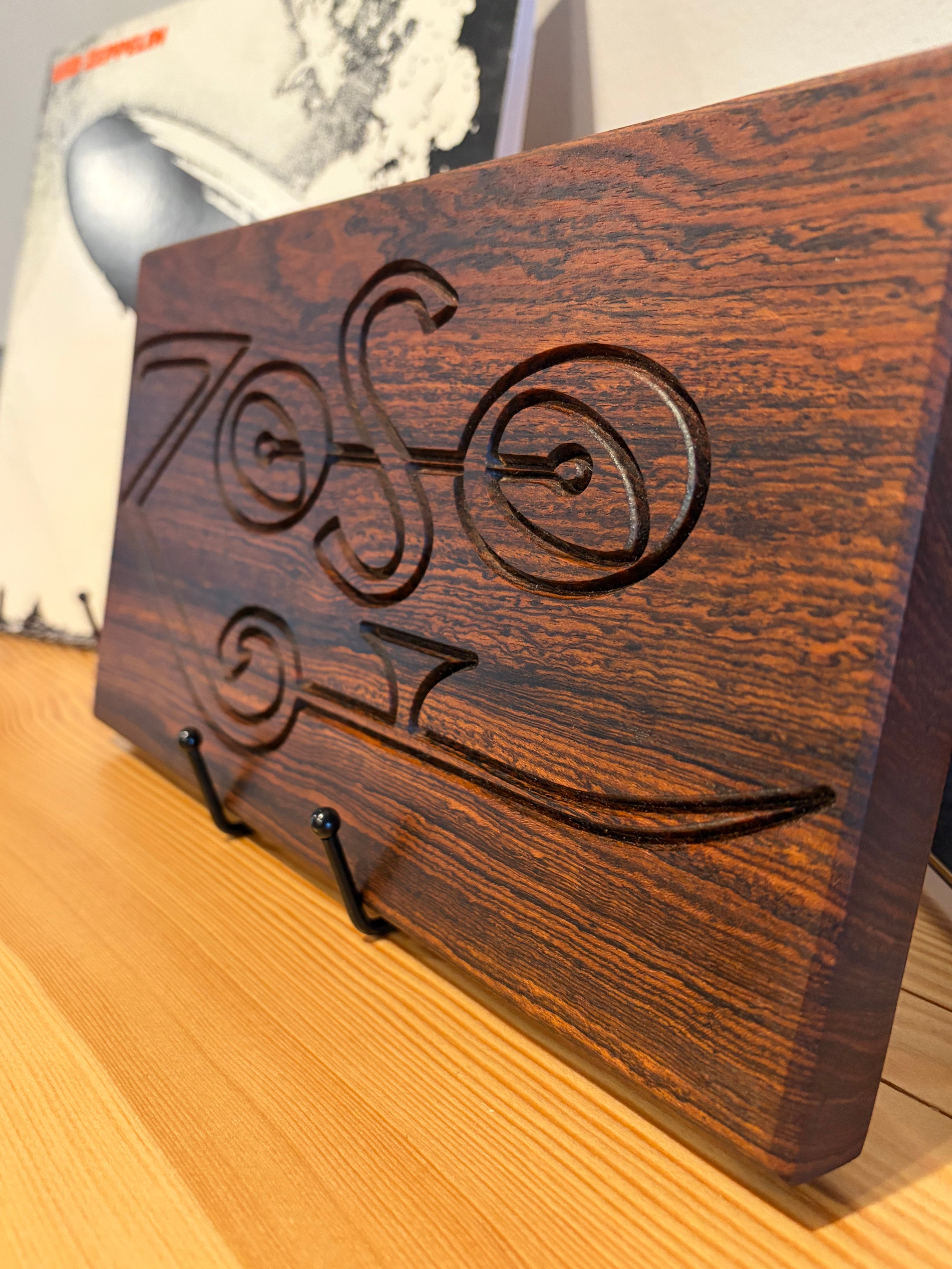 Led Zeppelin Inspired "ZOSO" Engraved Plaque