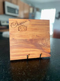 Exotic Canarywood Cheese Board – Handcrafted Wooden Charcuterie Serving Board – Artisan Kitchen Gift