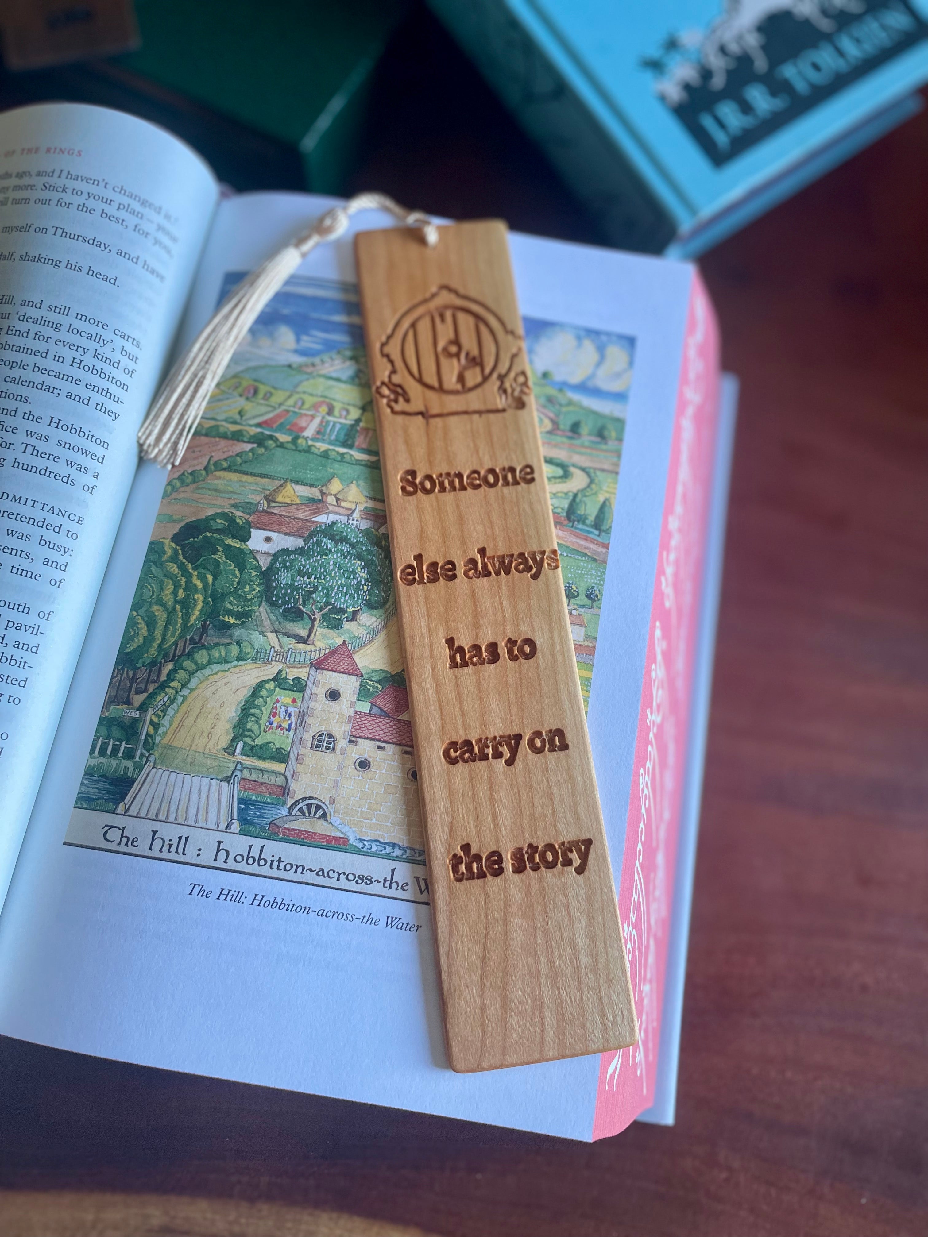 The Lord of the Rings Inspired Wooden Bookmark Collection