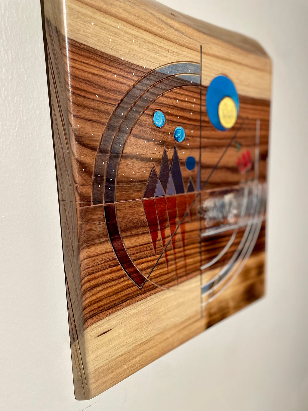 A Promise – Hand-Painted & Engraved Bolivian Rosewood Wall Art | Inspirational Wood Art