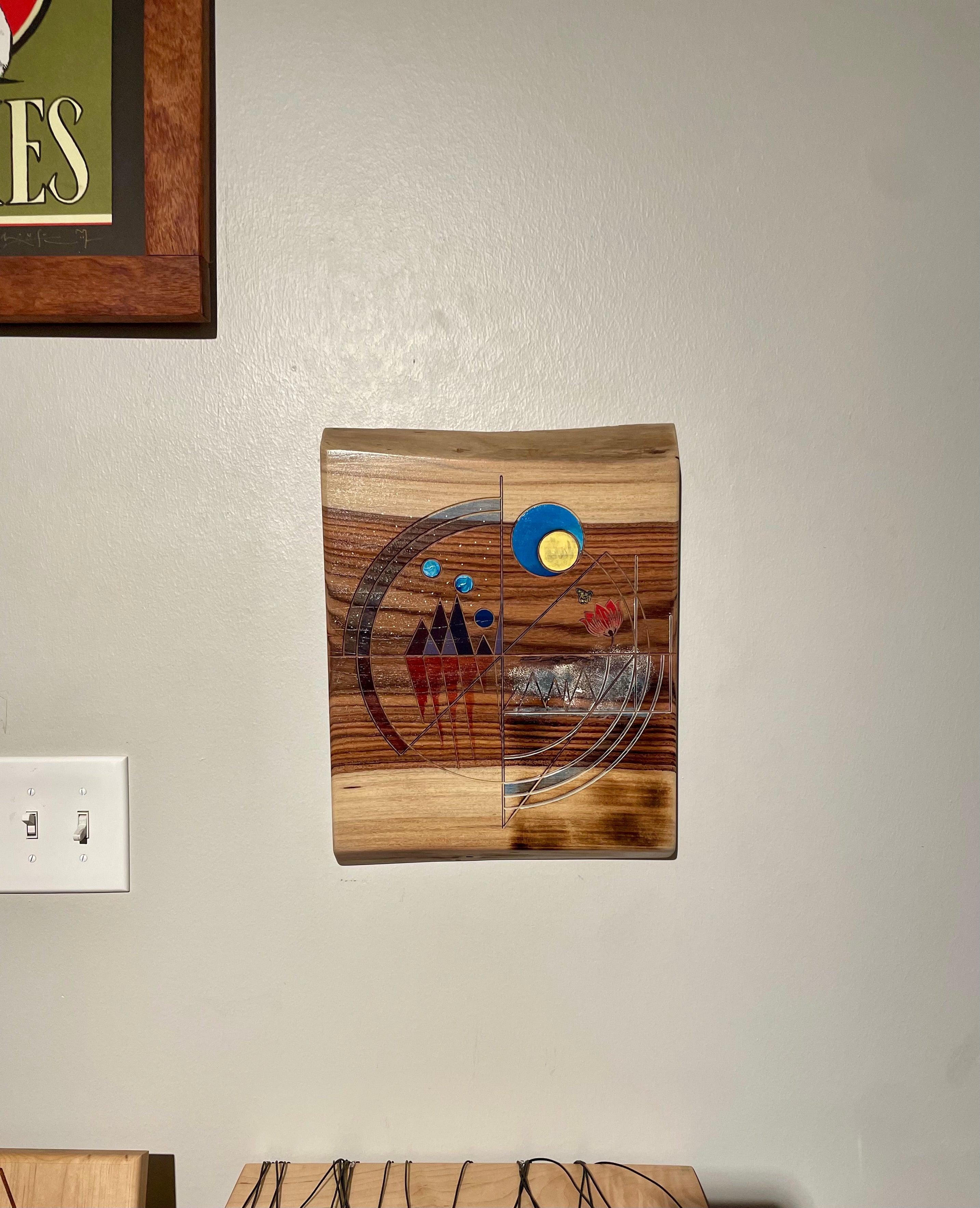 A Promise – Hand-Painted & Engraved Bolivian Rosewood Wall Art | Inspirational Wood Art