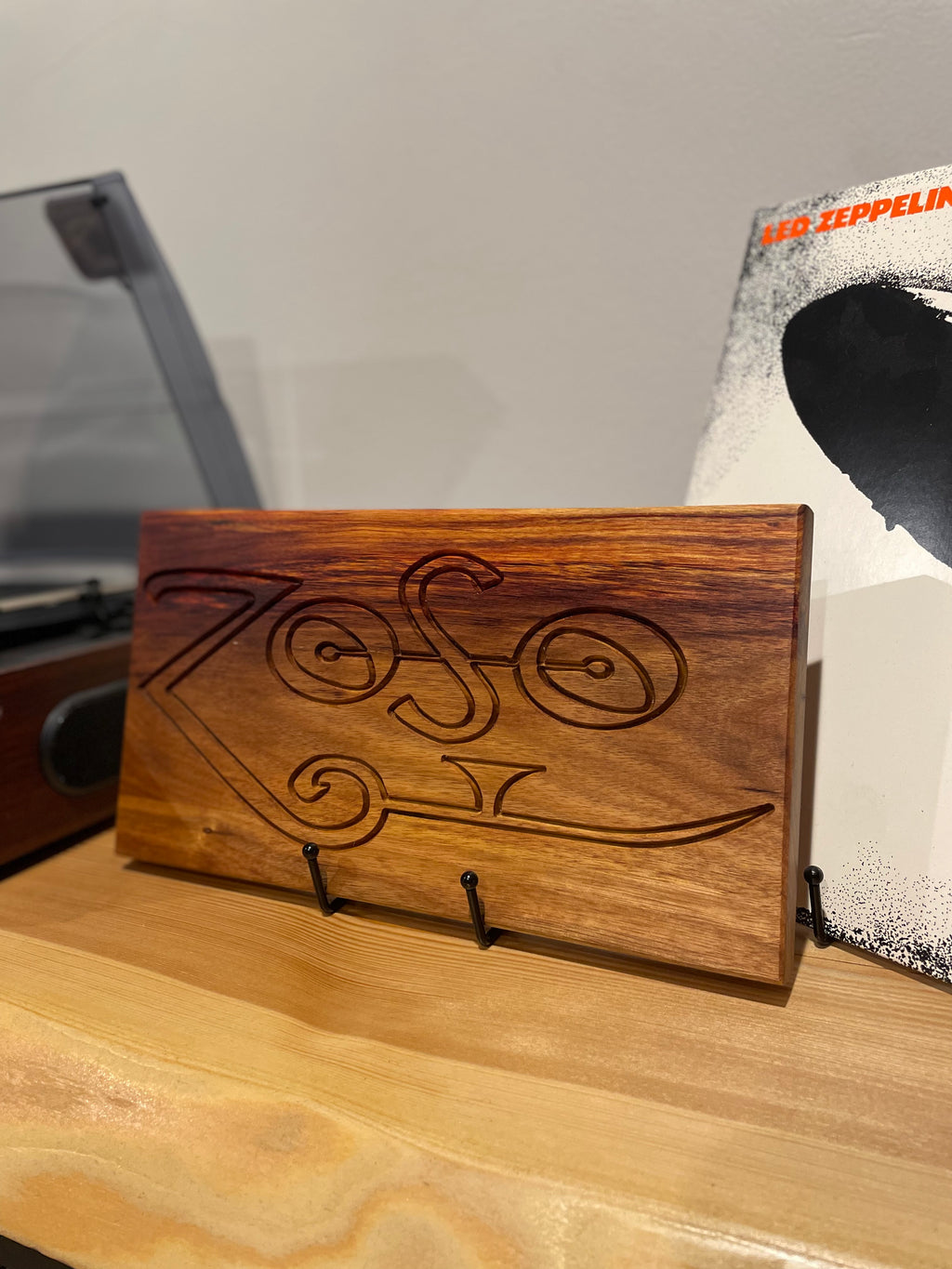 Led Zeppelin Inspired "ZOSO" Engraved Plaque