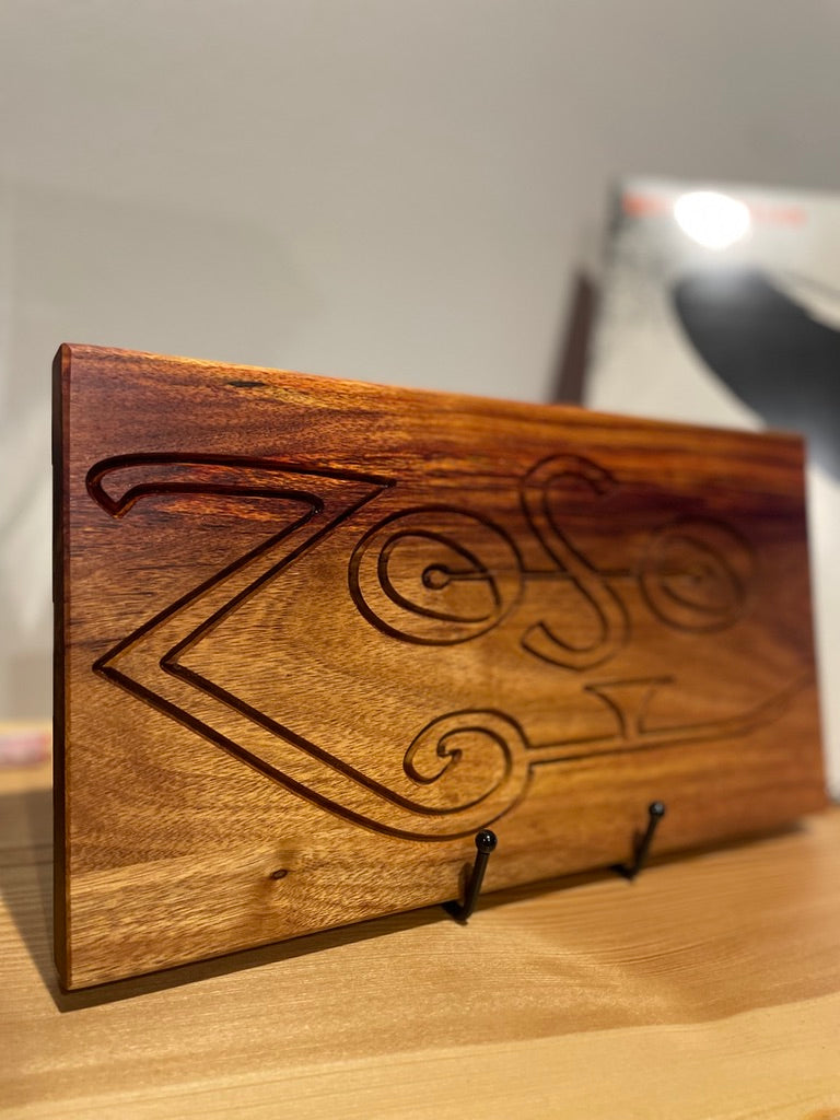 Led Zeppelin Inspired "ZOSO" Engraved Plaque