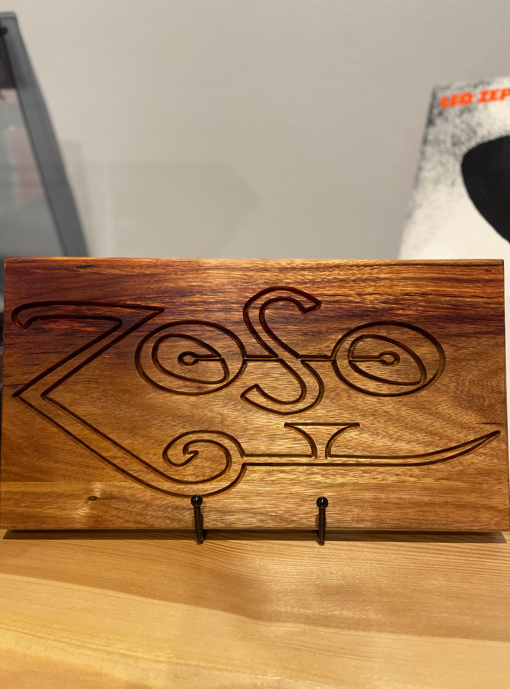 Led Zeppelin Inspired "ZOSO" Engraved Plaque