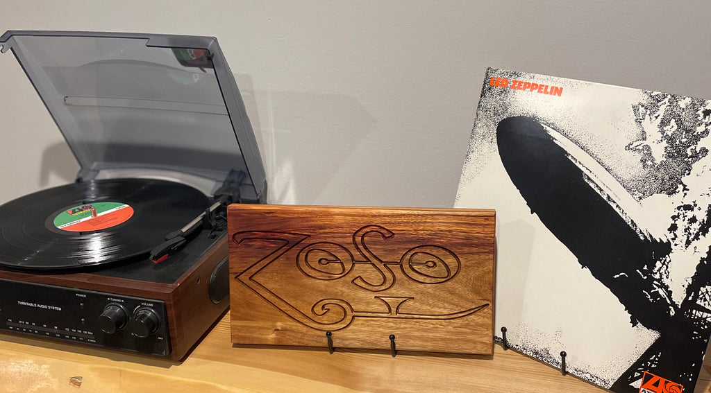 Led Zeppelin Inspired "ZOSO" Engraved Plaque