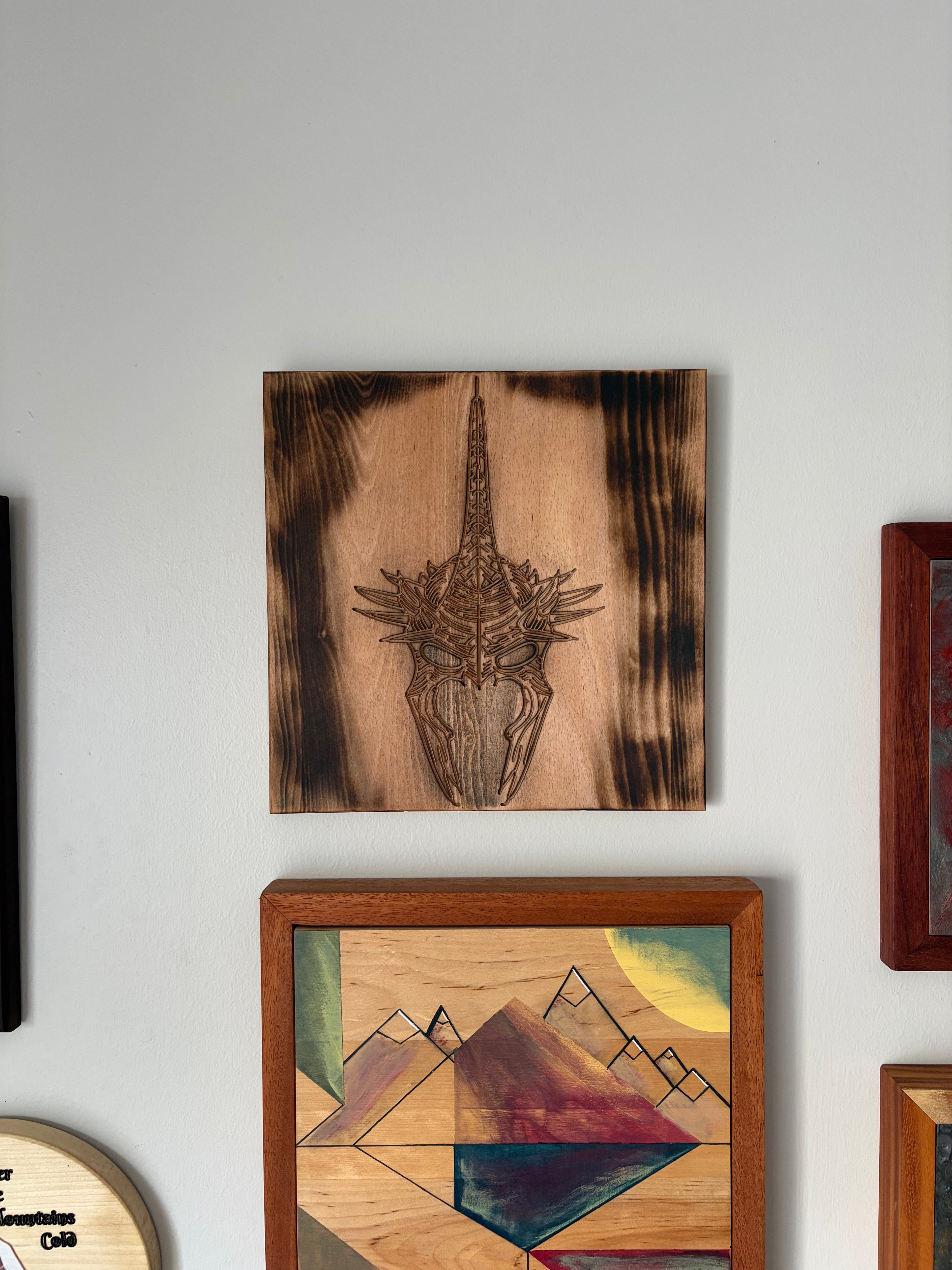 Witch-King Engraving |Handmade Fantasy Art | Lord of the Rings Inspired Art