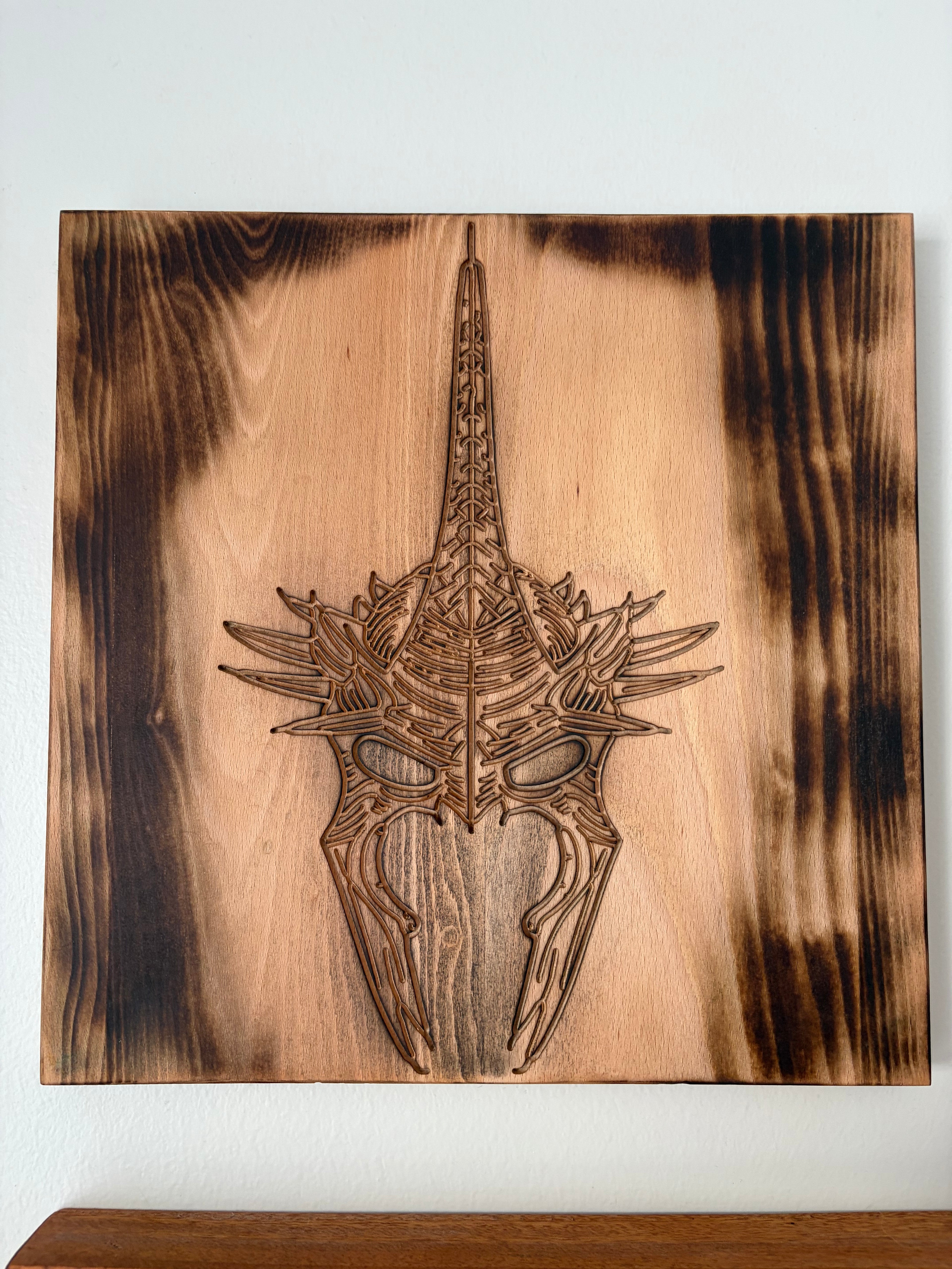 Witch-King Engraving |Handmade Fantasy Art | Lord of the Rings Inspired Art