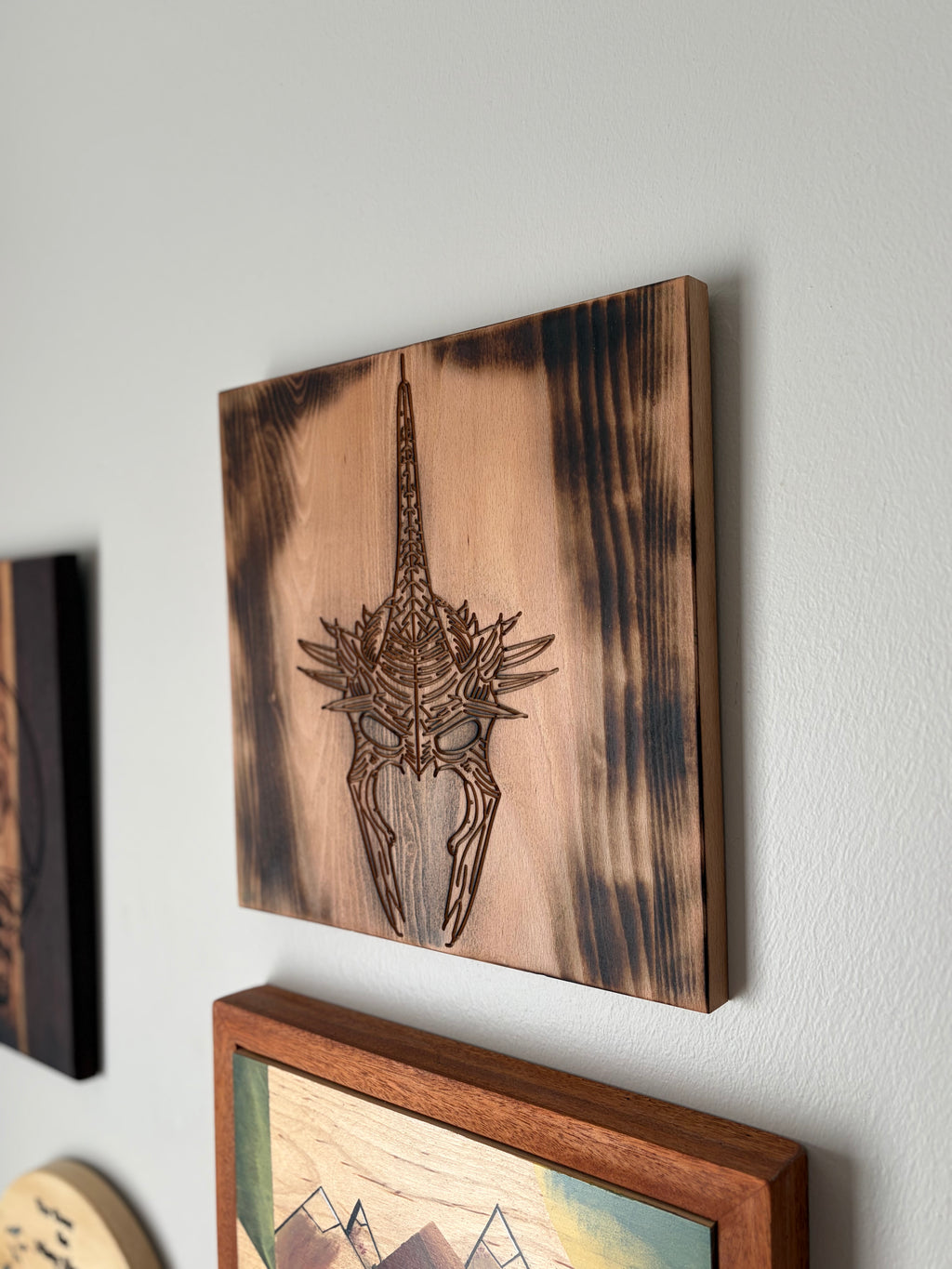 Witch-King Engraving |Handmade Fantasy Art | Lord of the Rings Inspired Art