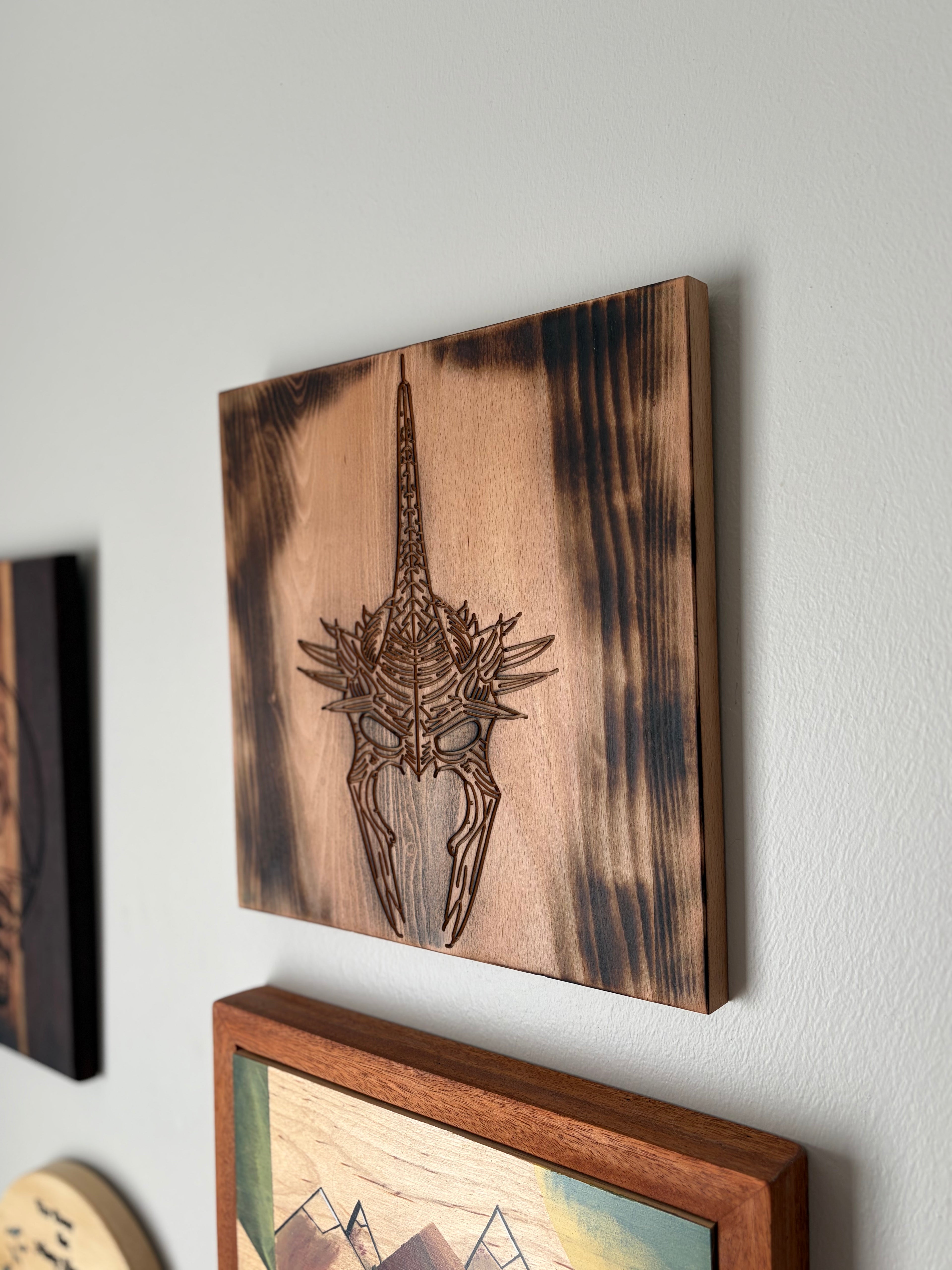 Witch-King Engraving |Handmade Fantasy Art | Lord of the Rings Inspired Art