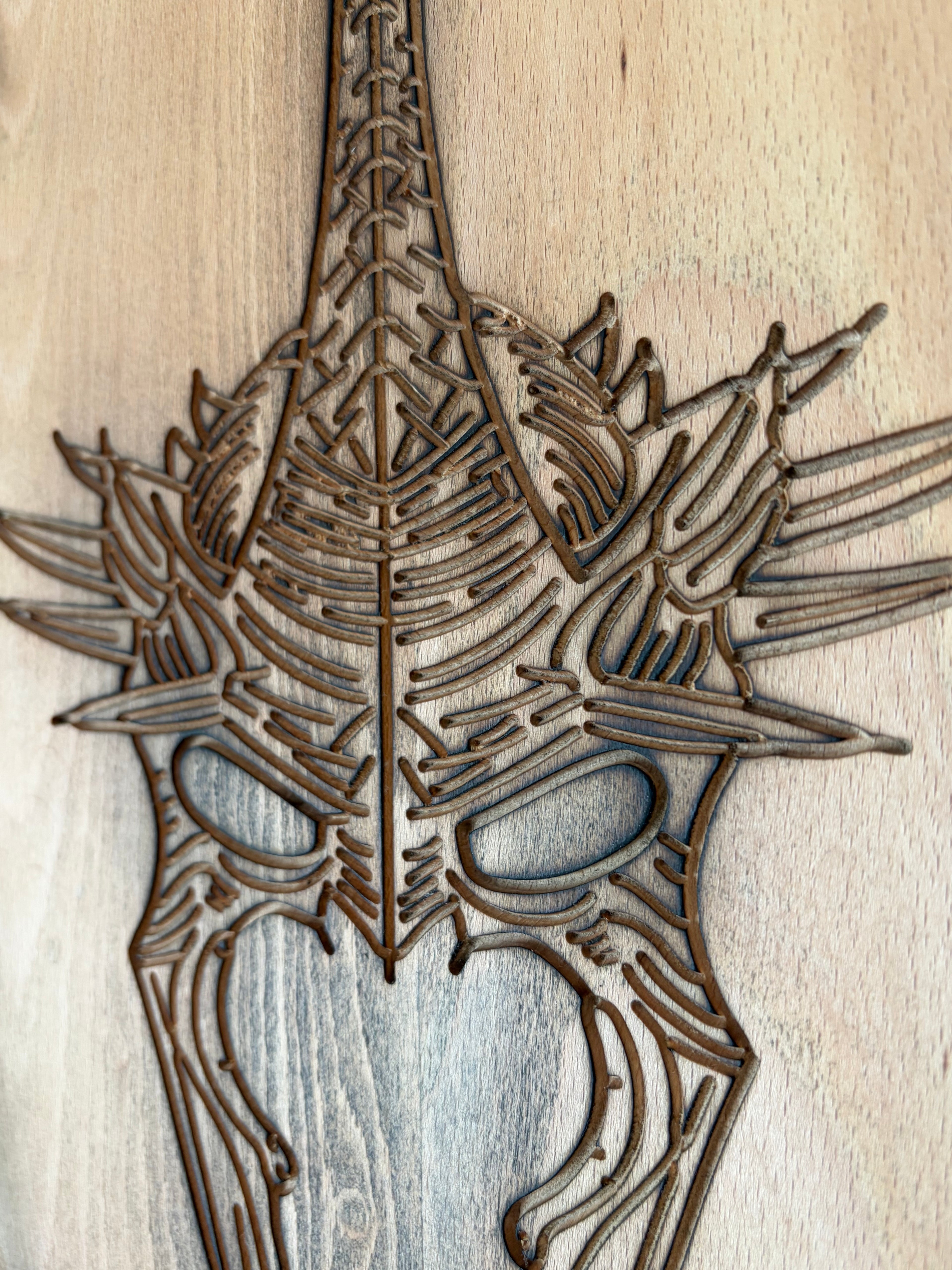 Witch-King Engraving |Handmade Fantasy Art | Lord of the Rings Inspired Art