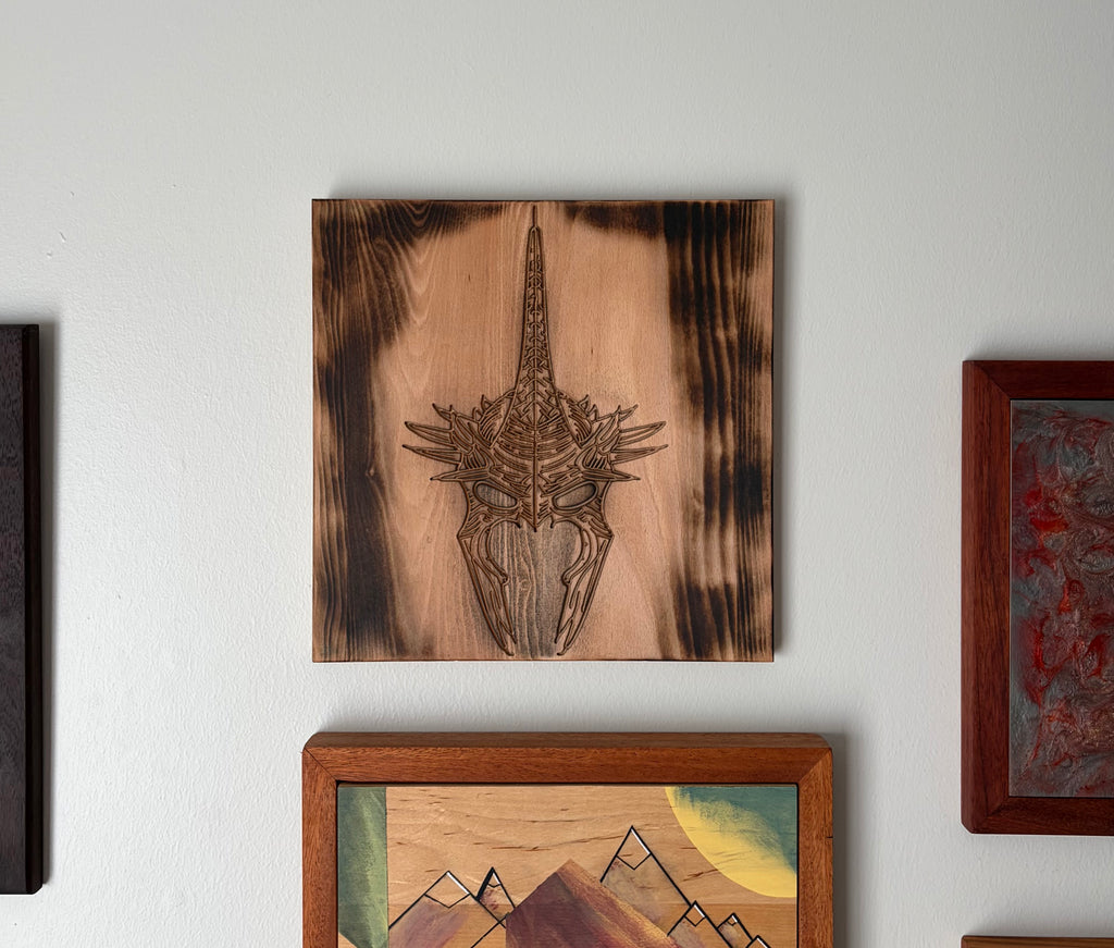 Witch-King Engraving |Handmade Fantasy Art | Lord of the Rings Inspired Art