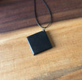 Handmade African Blackwood Pendant Necklace – Rare Wood Jewelry