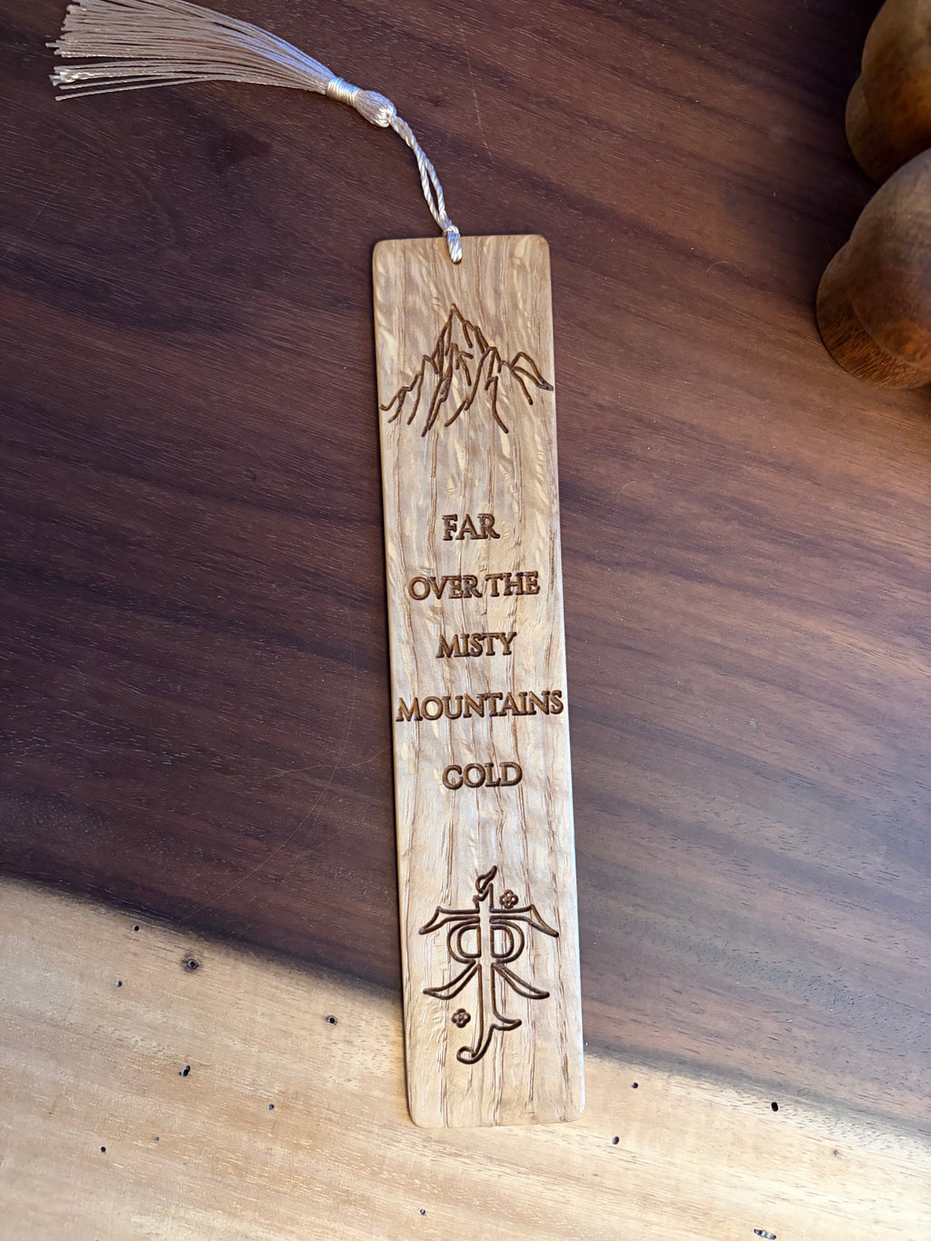 The Lord of the Rings Inspired Wooden Bookmark Collection