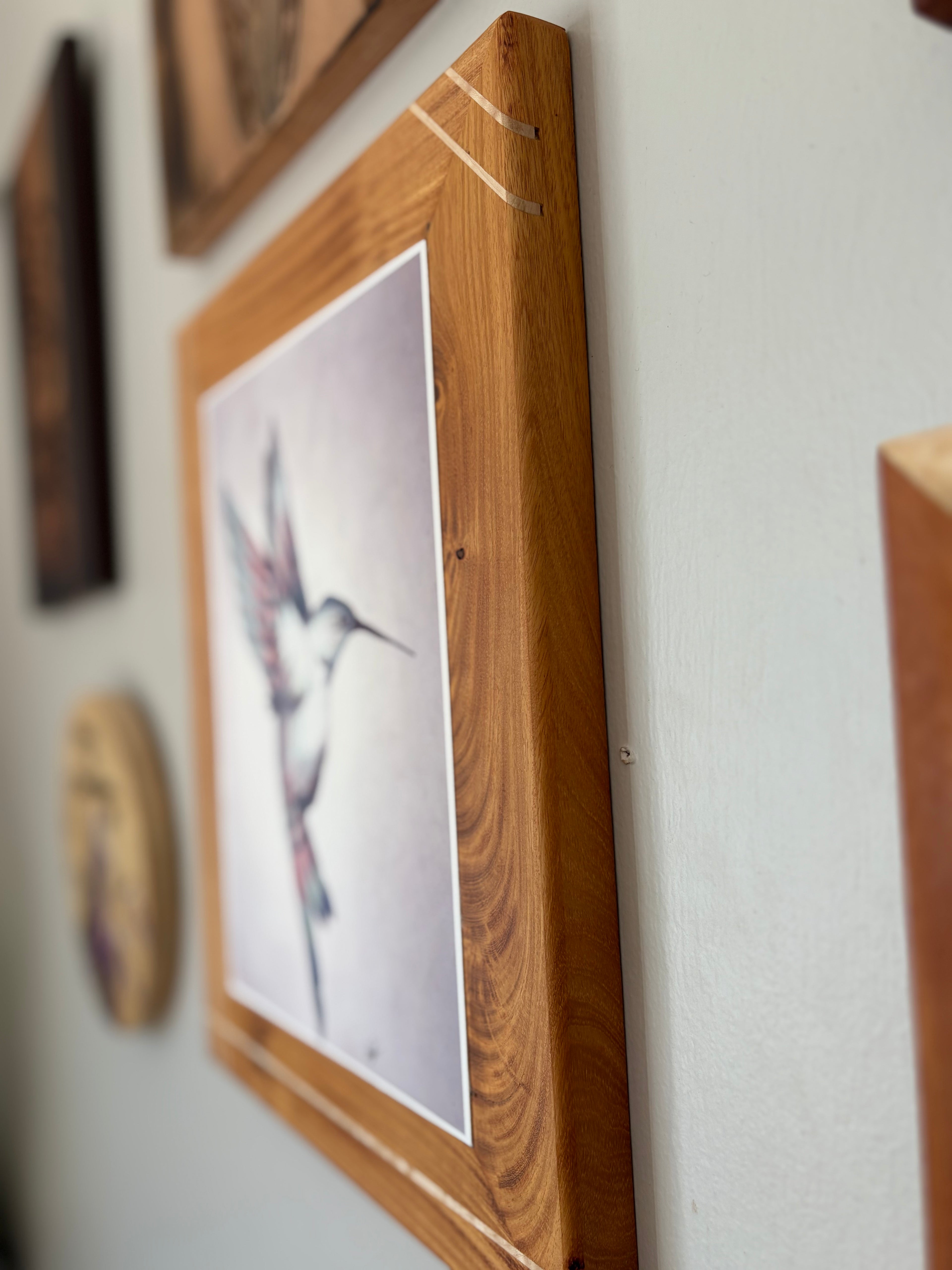 Custom Framed Hummingbird Canvas Print