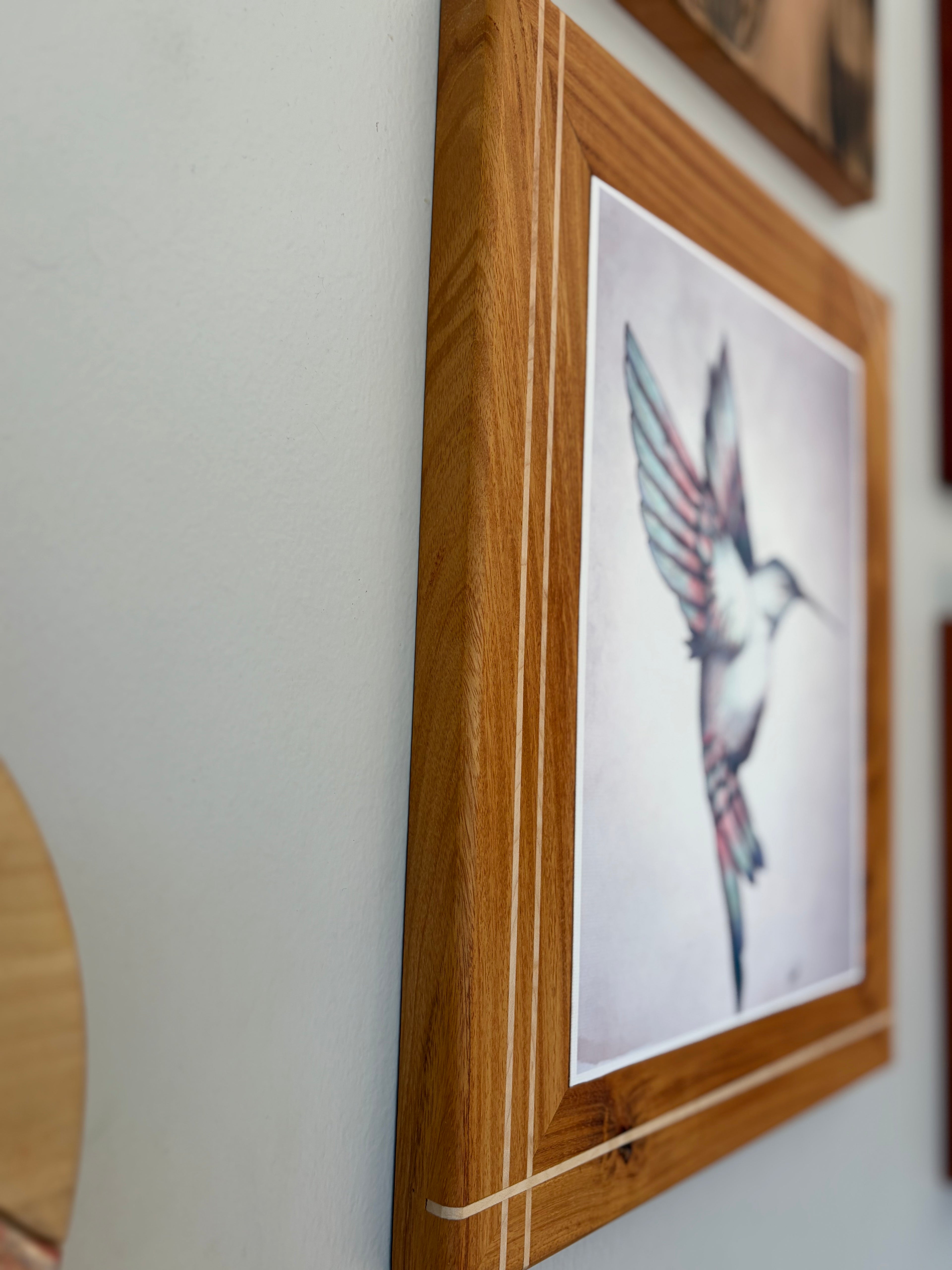 Custom Framed Hummingbird Canvas Print