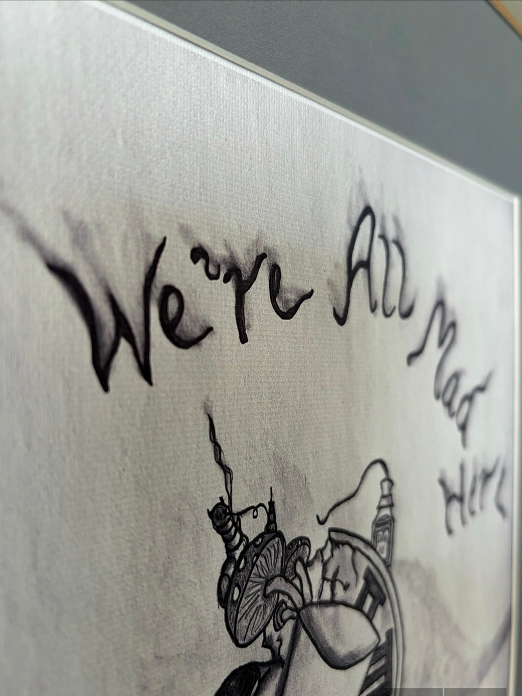 Alice In Wonderland Sketch Art Print