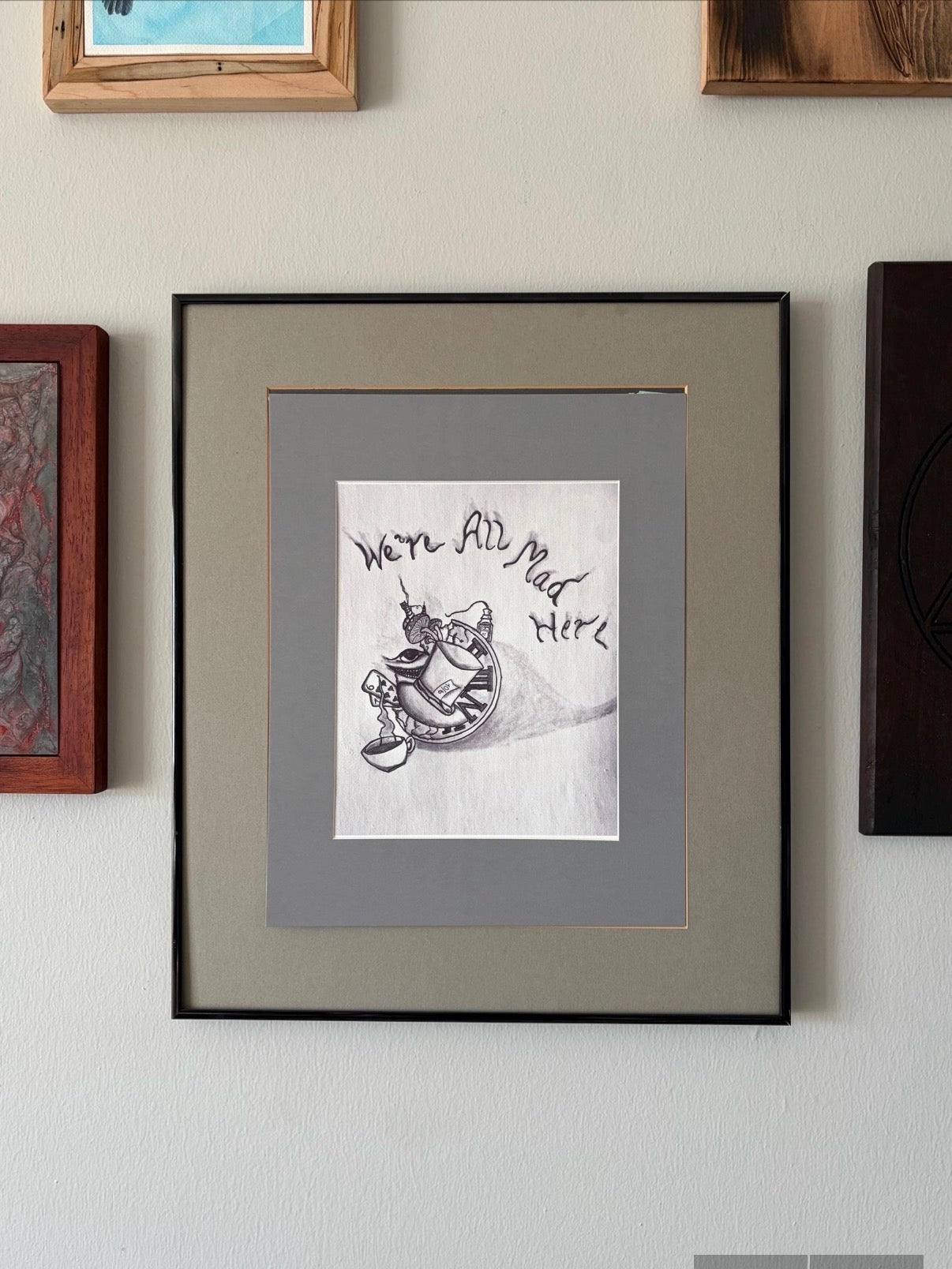 Alice In Wonderland Sketch Art Print