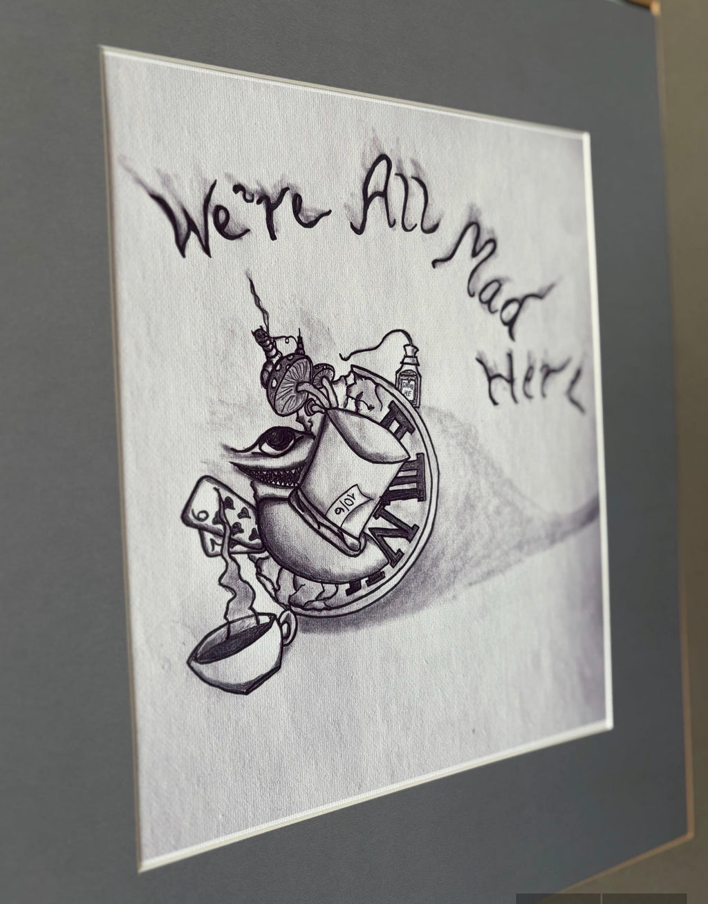 Alice In Wonderland Sketch Art Print