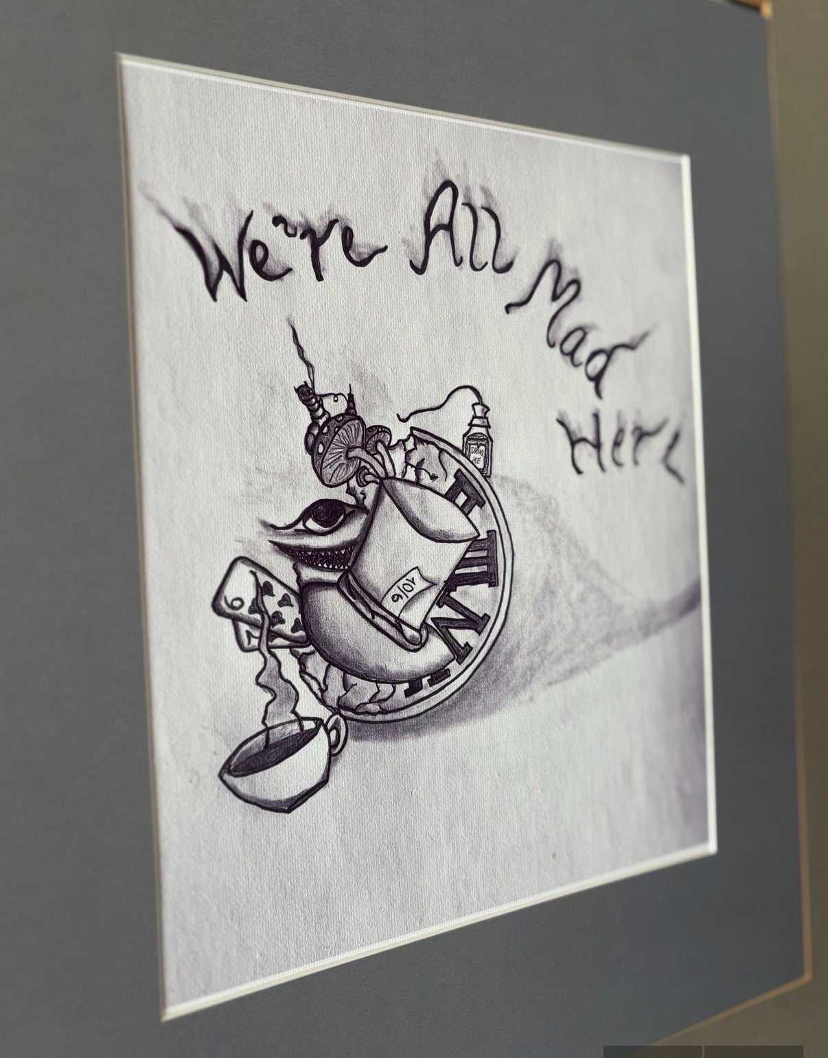 Alice In Wonderland Sketch Art Print