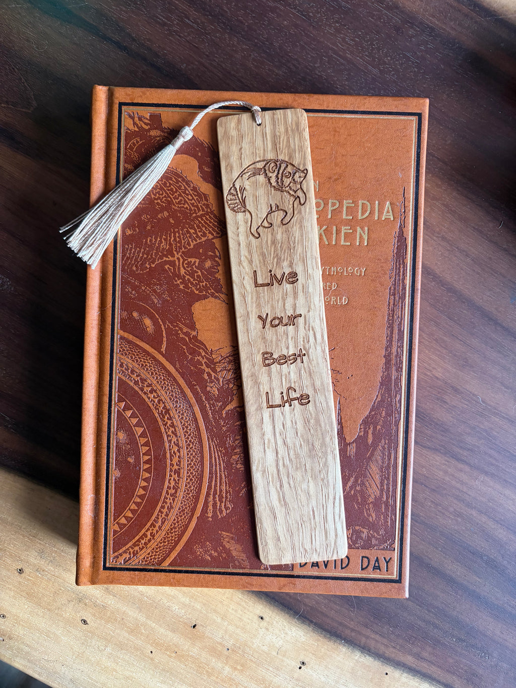 Jimothy the Raccoon Bookmark | Wooden Bookmark