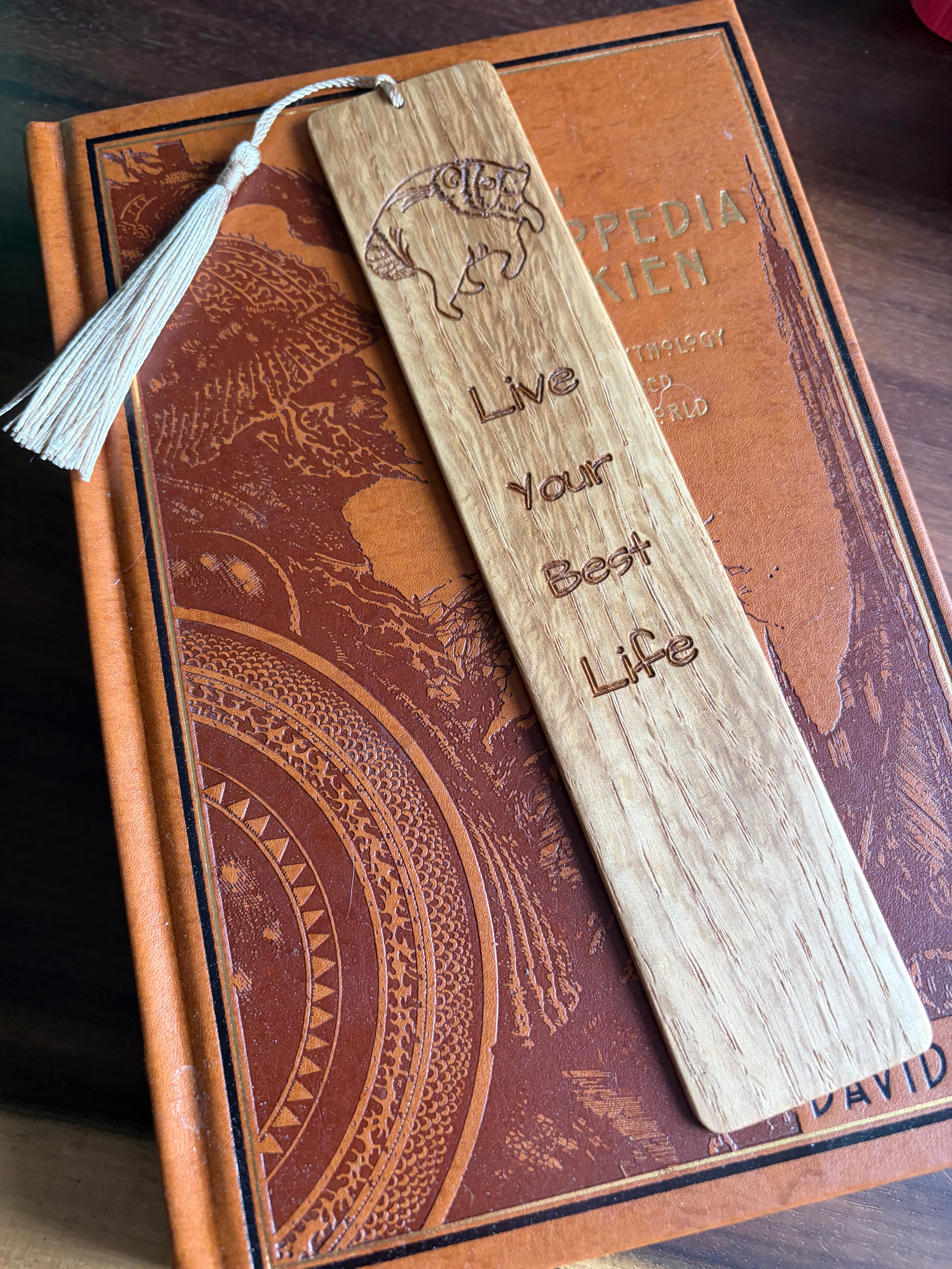 Jimothy the Raccoon Bookmark | Wooden Bookmark
