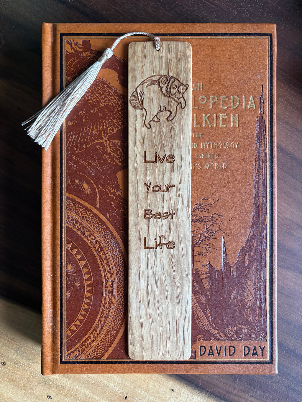 Jimothy the Raccoon Bookmark | Wooden Bookmark